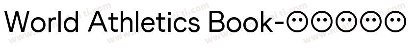 World Athletics Book字体转换